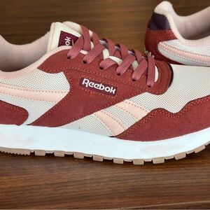 Reebok Two-Tone Sneakers in Pink and Burgundy